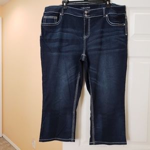Women's plus size  jeans capri